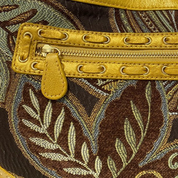 Fiore by Isabella Fiore Gold Corduroy Bag - Picture 7 of 11